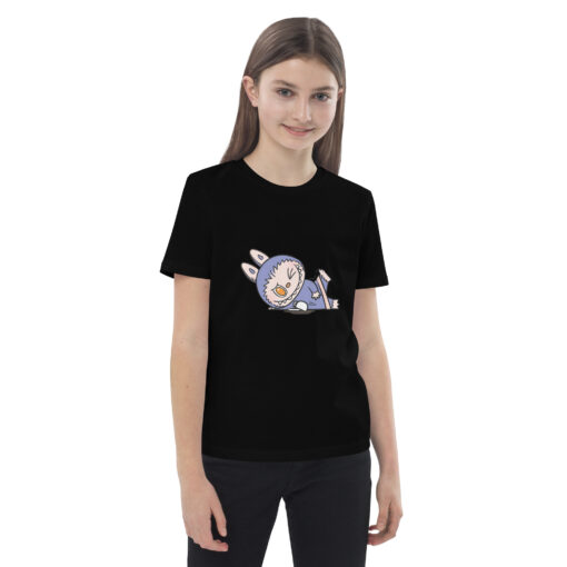 POP MART Labubu Printing Organic cotton kids t-shirt P2-6 - Image 2