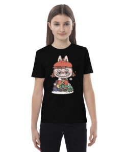POP MART Labubu Printing Organic cotton kids t-shirt P1-159