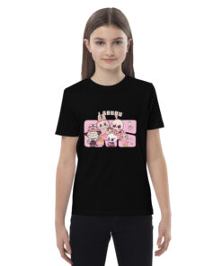 POP MART Labubu Printing Organic cotton kids t-shirt P1-86