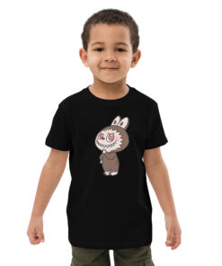 POP MART Labubu Printing Organic cotton kids t-shirt P2-12