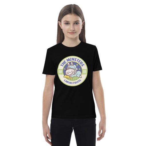 POP MART Labubu Printing Organic cotton kids t-shirt P1-174 - Image 2