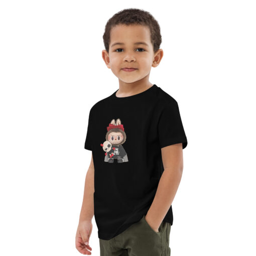 POP MART Labubu Printing Organic cotton kids t-shirt P1-87 - Image 3