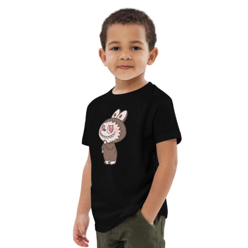 POP MART Labubu Printing Organic cotton kids t-shirt P2-12 - Image 3