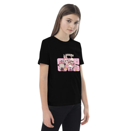 POP MART Labubu Printing Organic cotton kids t-shirt P1-86 - Image 3