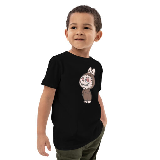 POP MART Labubu Printing Organic cotton kids t-shirt P2-12 - Image 2