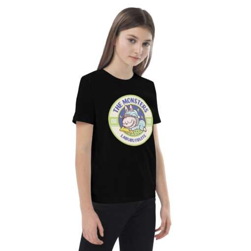 POP MART Labubu Printing Organic cotton kids t-shirt P1-174 - Image 3