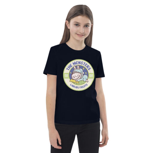 POP MART Labubu Printing Organic cotton kids t-shirt P1-174 - Image 6