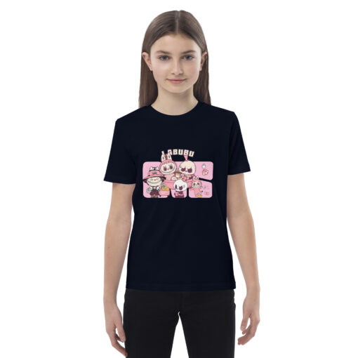POP MART Labubu Printing Organic cotton kids t-shirt P1-86 - Image 5