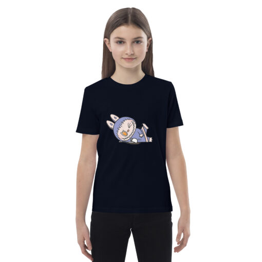 POP MART Labubu Printing Organic cotton kids t-shirt P2-6 - Image 5