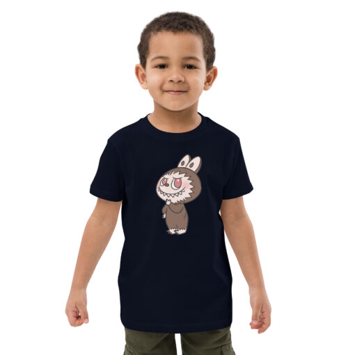 POP MART Labubu Printing Organic cotton kids t-shirt P2-12 - Image 4