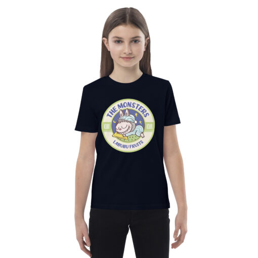 POP MART Labubu Printing Organic cotton kids t-shirt P1-174 - Image 5