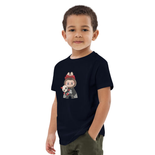 POP MART Labubu Printing Organic cotton kids t-shirt P1-87 - Image 6