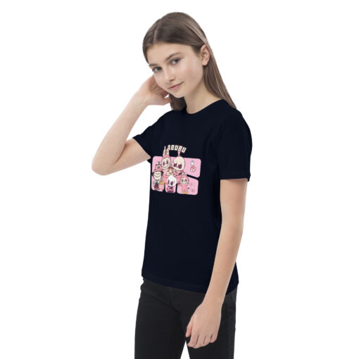 POP MART Labubu Printing Organic cotton kids t-shirt P1-86 - Image 8