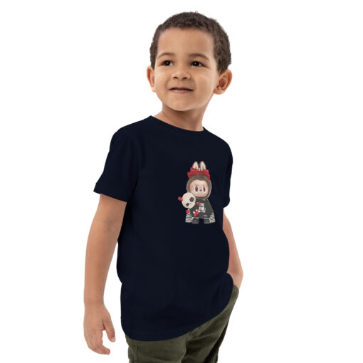 POP MART Labubu Printing Organic cotton kids t-shirt P1-87 - Image 5