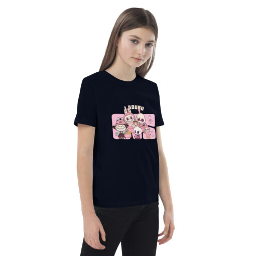 POP MART Labubu Printing Organic cotton kids t-shirt P1-86 - Image 7