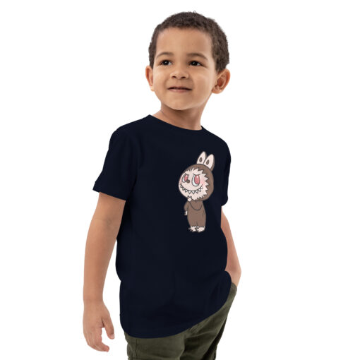 POP MART Labubu Printing Organic cotton kids t-shirt P2-12 - Image 5