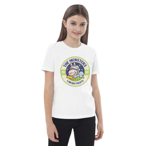 POP MART Labubu Printing Organic cotton kids t-shirt P1-174 - Image 10
