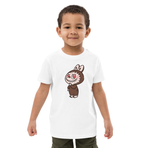POP MART Labubu Printing Organic cotton kids t-shirt P2-12 - Image 7