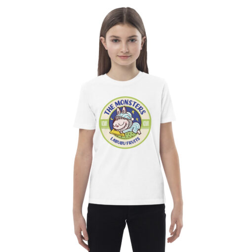 POP MART Labubu Printing Organic cotton kids t-shirt P1-174 - Image 9