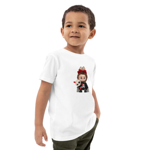 POP MART Labubu Printing Organic cotton kids t-shirt P1-87 - Image 8