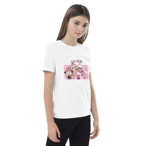 POP MART Labubu Printing Organic cotton kids t-shirt P1-86 - Image 11
