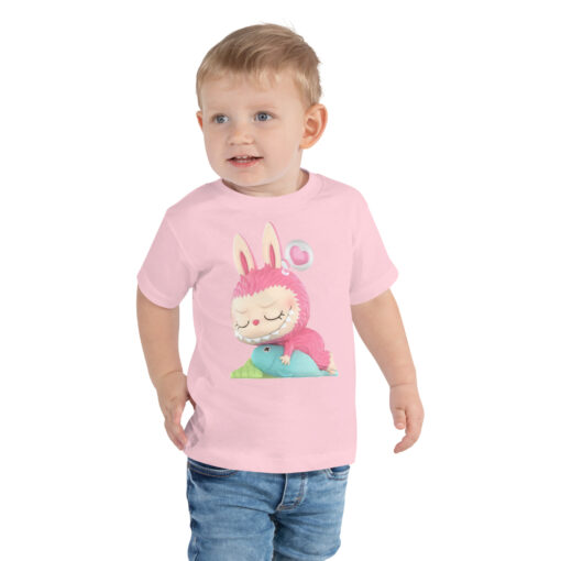 POP MART Labubu Printing Toddler Short Sleeve Tee P1-82 - Image 3