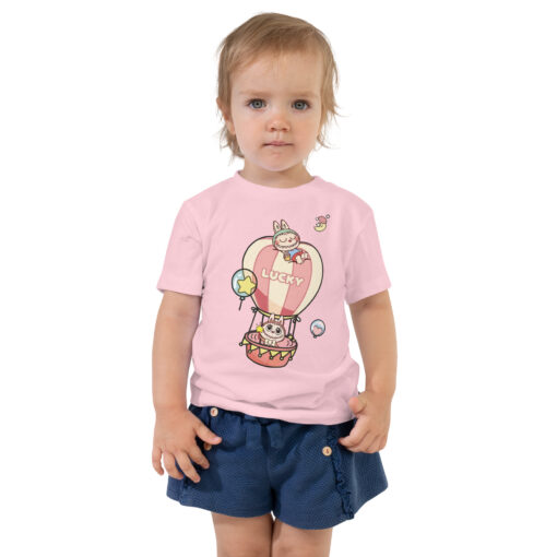 POP MART Labubu Printing Toddler Short Sleeve Tee P1-154 - Image 3