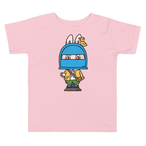 POP MART Labubu Printing Toddler Short Sleeve Tee P1-135 - Image 3
