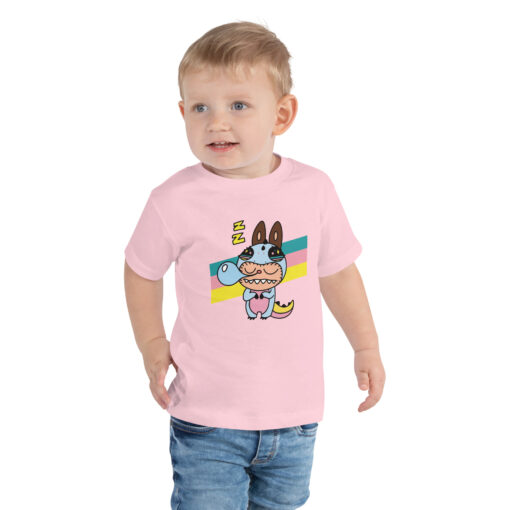 POP MART Labubu Printing Toddler Short Sleeve Tee P1-8 - Image 3