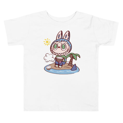 POP MART Labubu Printing Toddler Short Sleeve Tee P1-136 - Image 4