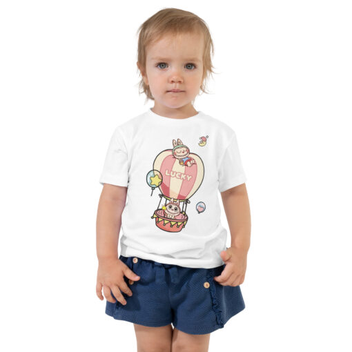 POP MART Labubu Printing Toddler Short Sleeve Tee P1-154 - Image 4