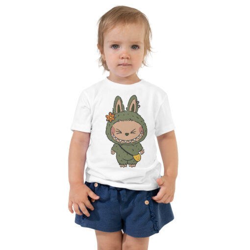 POP MART Labubu Printing Toddler Short Sleeve Tee P3-148 - Image 4