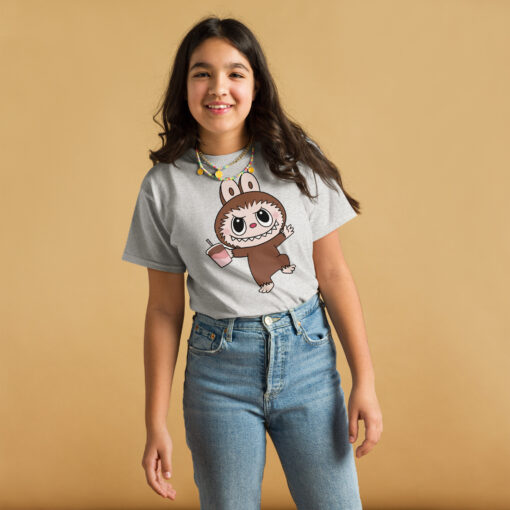 POP MART Labubu Printing Youth classic tee P1-138 - Image 9