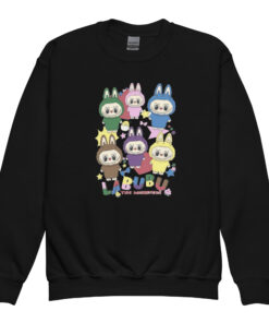 POP MART Labubu Printing Youth crewneck sweatshirt P1-4