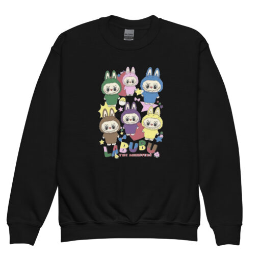 POP MART Labubu Printing Youth crewneck sweatshirt P1-4