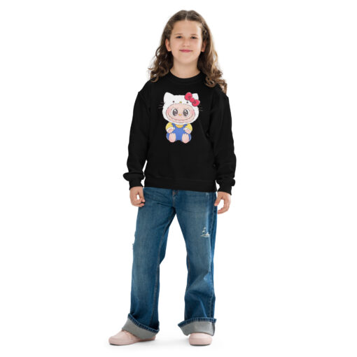 POP MART Labubu Printing Youth crewneck sweatshirt P3-9 - Image 2
