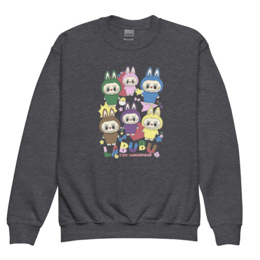 POP MART Labubu Printing Youth crewneck sweatshirt P1-4 - Image 5