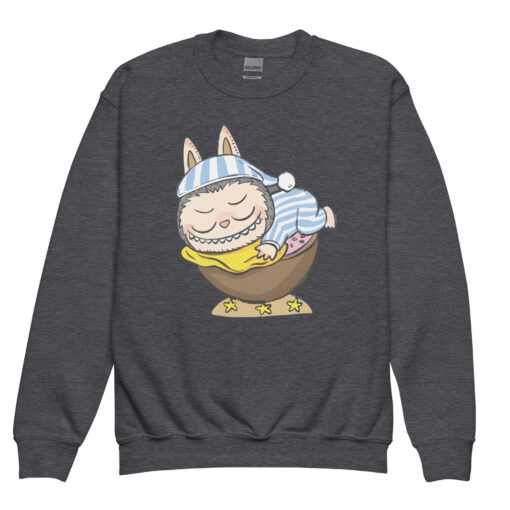 POP MART Labubu Printing Youth crewneck sweatshirt P1-97 - Image 5