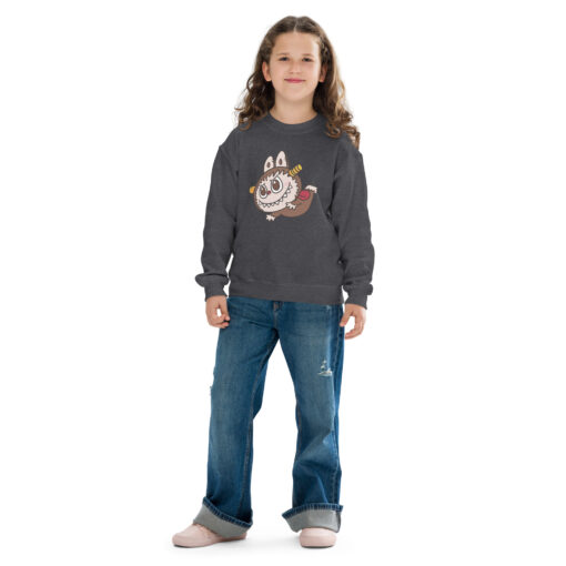 POP MART Labubu Printing Youth crewneck sweatshirt P1-160 - Image 5