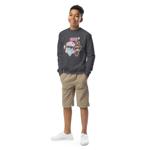 POP MART Labubu Printing Youth crewneck sweatshirt P1-40 - Image 6