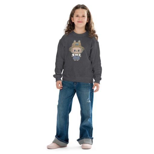 POP MART Labubu Printing Youth crewneck sweatshirt P3-143 - Image 5