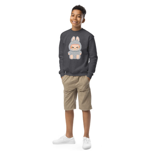POP MART Labubu Printing Youth crewneck sweatshirt P3-97 - Image 5