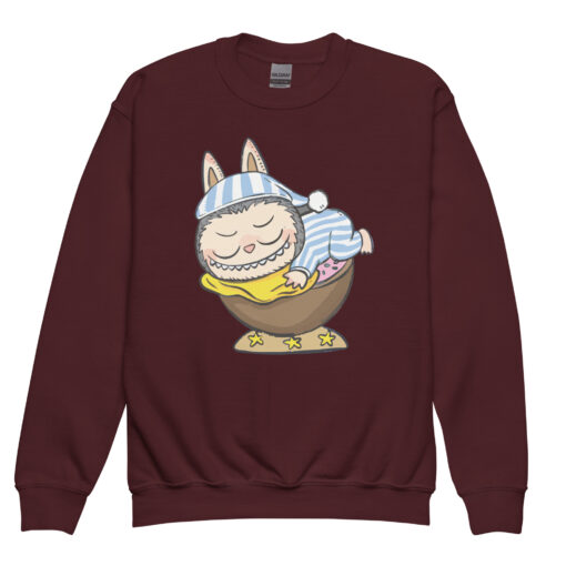 POP MART Labubu Printing Youth crewneck sweatshirt P1-97 - Image 3