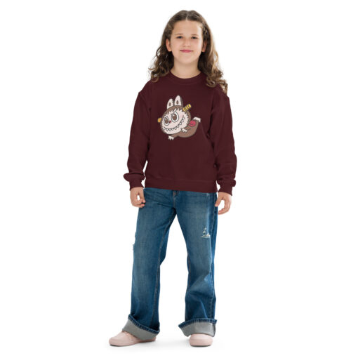 POP MART Labubu Printing Youth crewneck sweatshirt P1-160 - Image 3