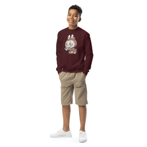 POP MART Labubu Printing Youth crewneck sweatshirt P2-20 - Image 3