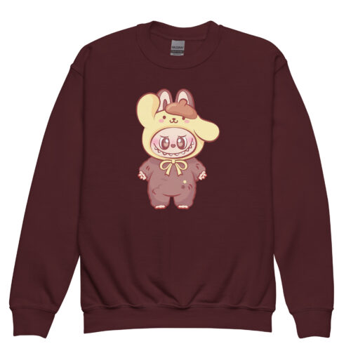 POP MART Labubu Printing Youth crewneck sweatshirt P3-35 - Image 3