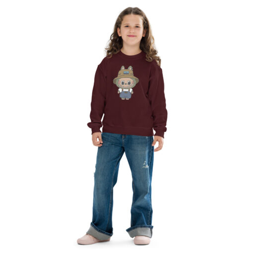 POP MART Labubu Printing Youth crewneck sweatshirt P3-143 - Image 3
