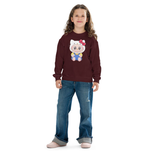 POP MART Labubu Printing Youth crewneck sweatshirt P3-9 - Image 3