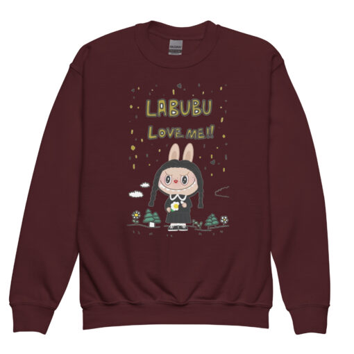 POP MART Labubu Printing Youth crewneck sweatshirt P1-203 - Image 3