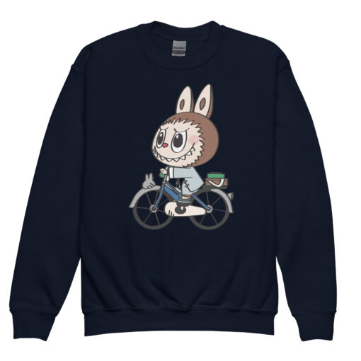 POP MART Labubu Printing Youth crewneck sweatshirt P1-120 - Image 2